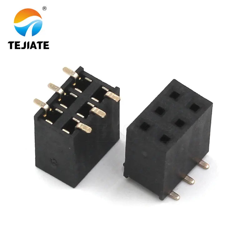 10PCS SMT double row female spacing 2.54MM 2 * 2/3/4/5/6/7/8/9/10/12/14/15/20-40P female seat
