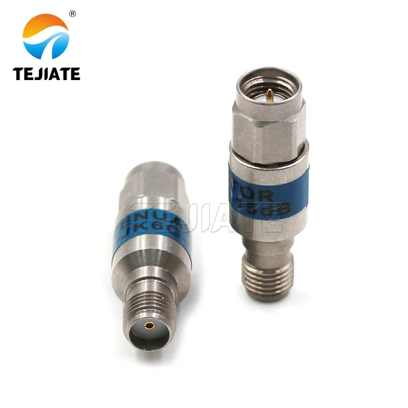 1PCS SMA attenuator SMA-JK male female 2W RF fixed coaxial attenuator 3DB 5DB 6DB to 30DB connector