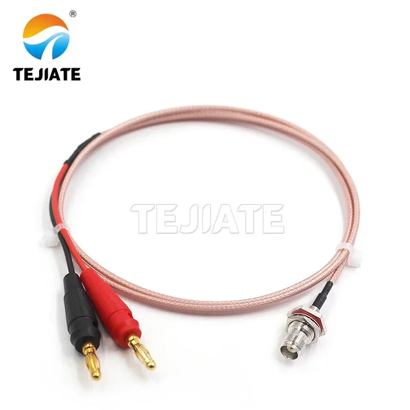 SMA/BNC/N/TNC/UHF/MMCX RF cable to 4mm red and black banana plug RG316 cable