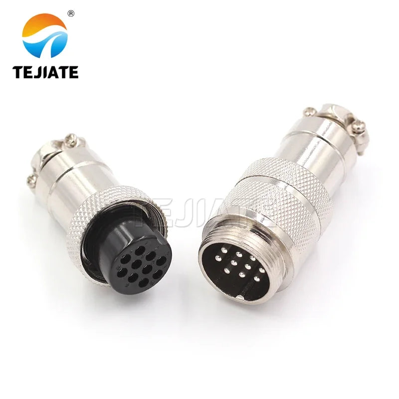 Butt-jointed aviation plug and socket GX20-2P/3/4/5/6/7/8/10/12 core 20mm butt connector