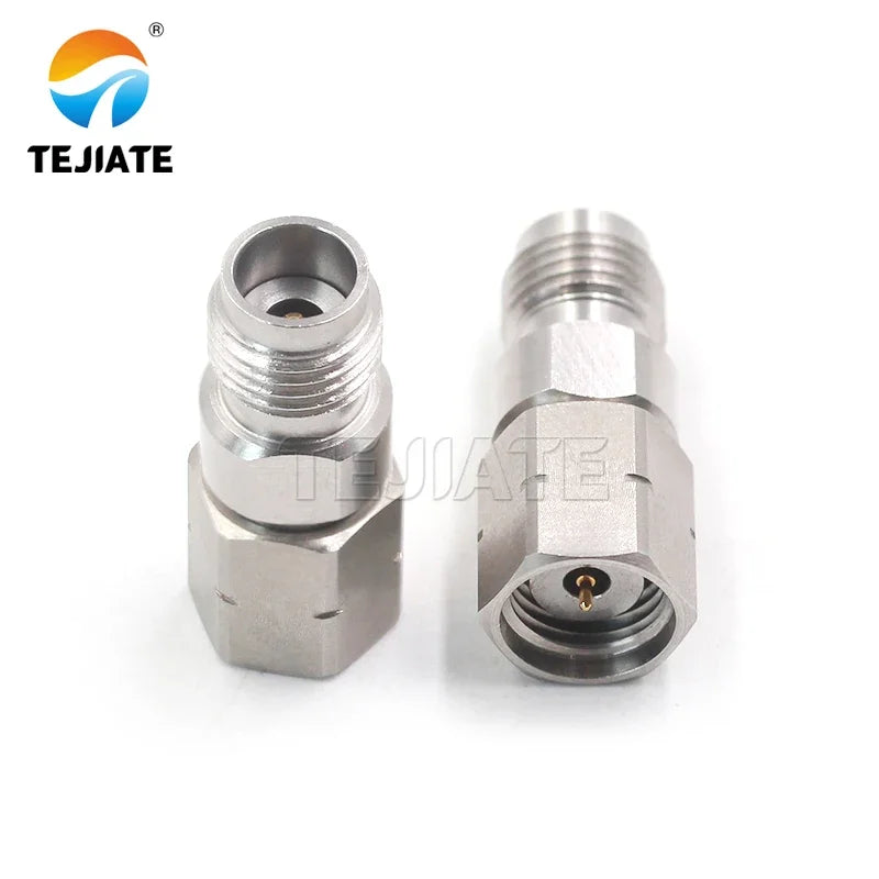 DC-40G 50G stainless steel millimeter wave 1.85mm 2.92mm 2.4mm female to male rf coaxial high frequency adapter adaptor