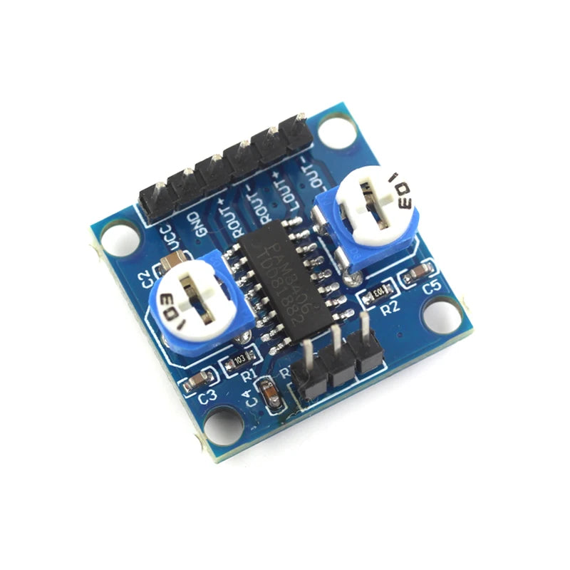 PAM8406 digital power amplifier board with volume potentiometer stereo noiseless power amplifier board module 5Wx2