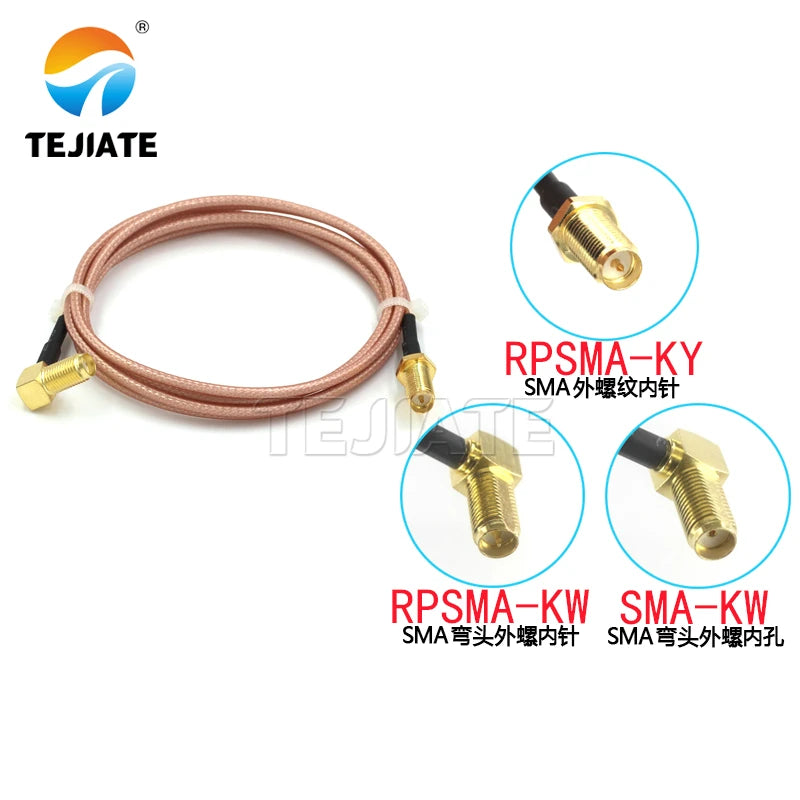 1PCS RPSMA-KY to SMA-JW Connection Cable RPSMA-JW RF Cable RG316 RF Extension Cable