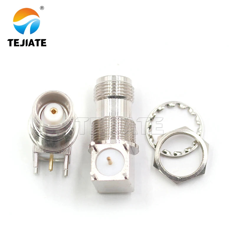 TNC-KYWE TNC-KE PCB welding vertical elbow female seat TNC-KYE TNC-50KHD