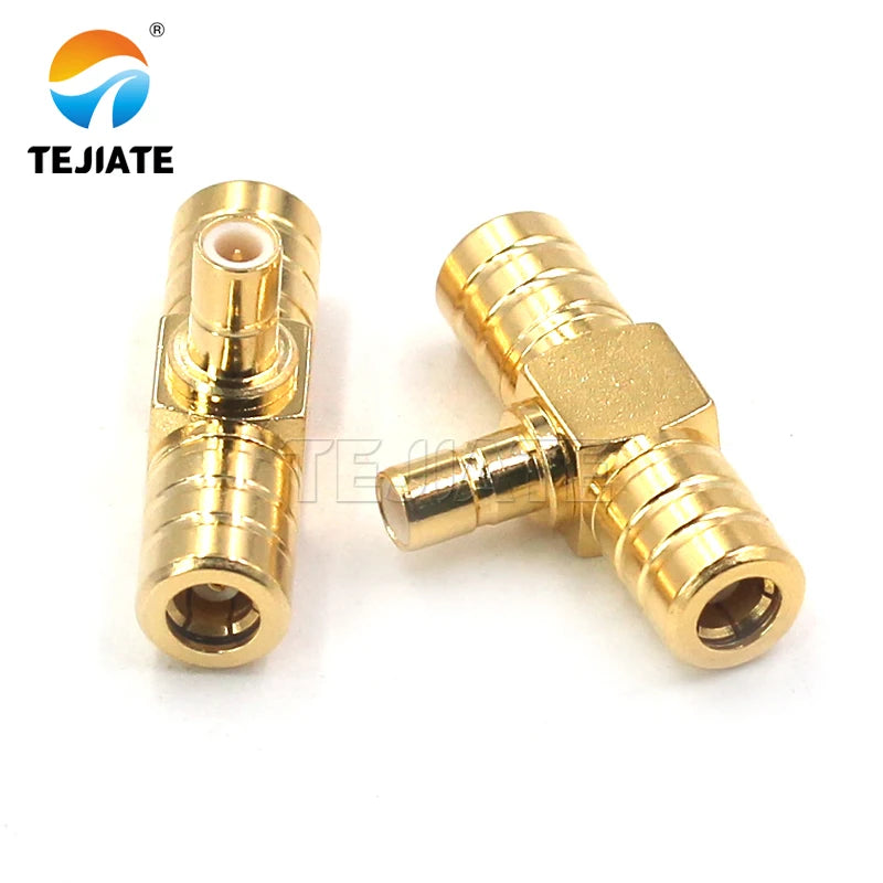 SMB three-way RF adapter SMB-KKK/KJK/JKJ one-to-two connector 50 ohm full copper gold-plated