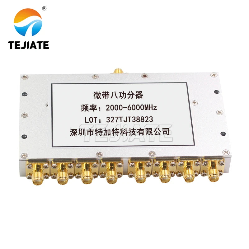1PCS SMA power divider, one point eight, 2-6G microstrip power divider, 500-3000MHz combiner, 2.4G-6G