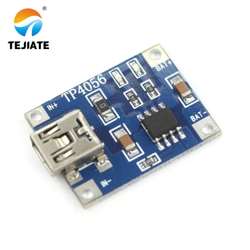 1PCS TEJIATE tp4056 chip tp4056 module MINI-USB Micro-USB Type-c USB charging source module board 1A lithium battery