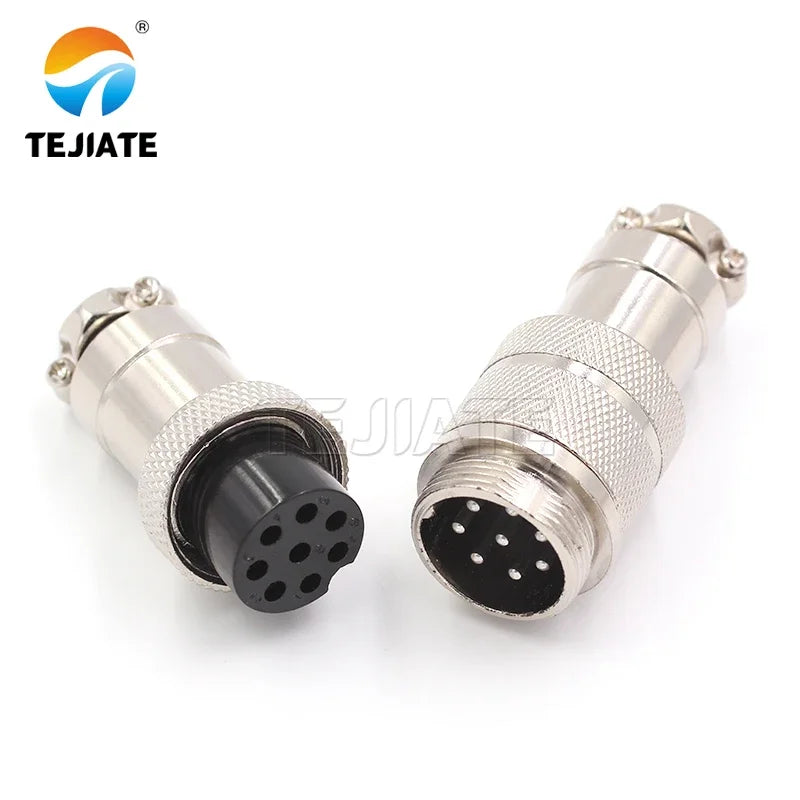 Butt-jointed aviation plug and socket GX20-2P/3/4/5/6/7/8/10/12 core 20mm butt connector