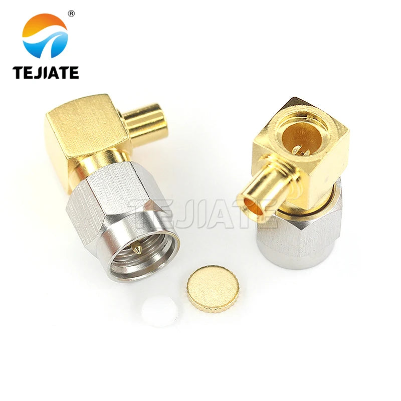 1PCS SMA-J/JB/JW Stainless Steel High Frequency for RG58/RG142 Wiring Semi-flexible Stell Unwired Connector