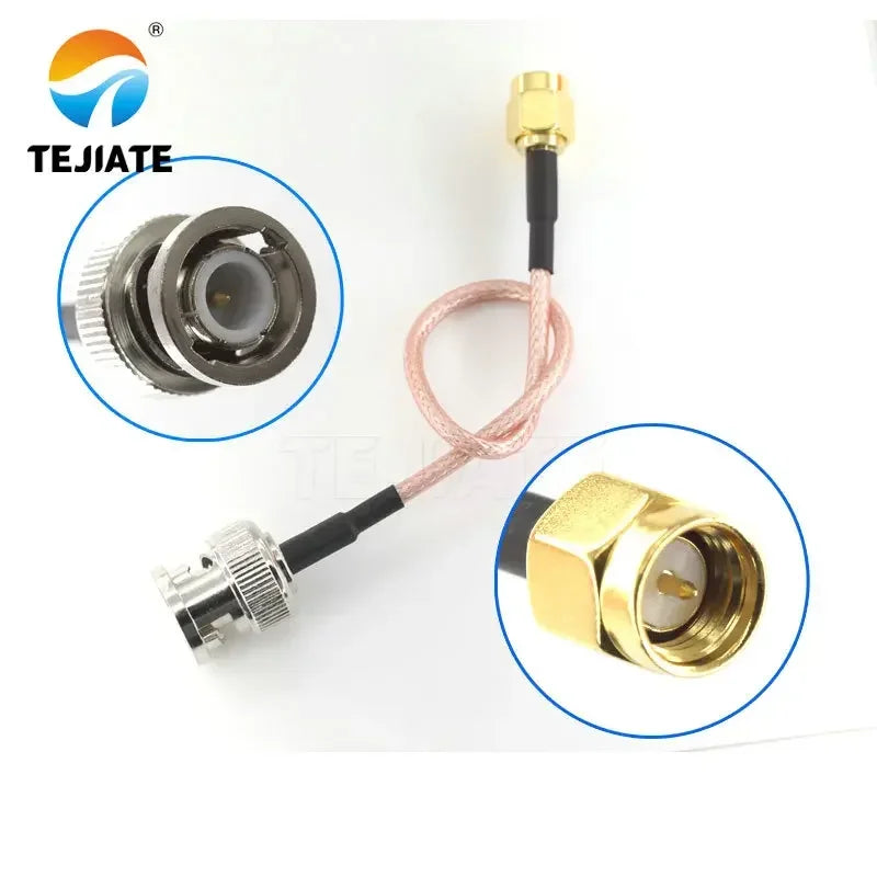 RG316 Cable BNC Male Plug To SMA Male Straight Crimp RG316 6ft Jumper Pigtail 15cm 50cm 100cm 50Ohm Wire Cable