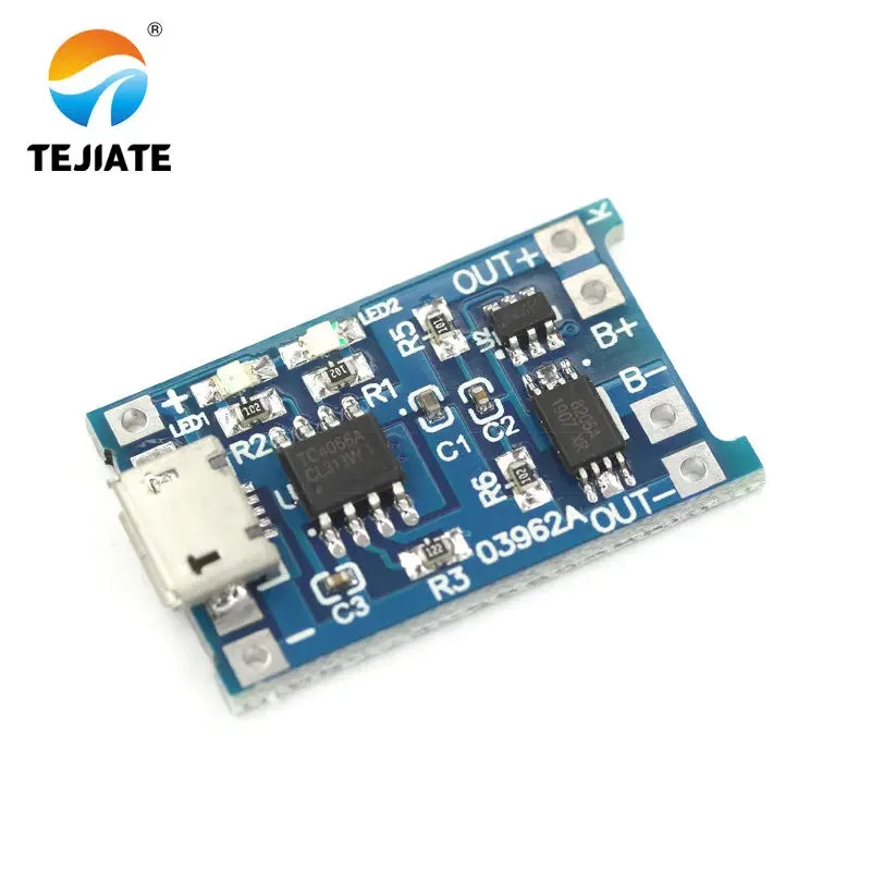 1PCS TP4056 Charging Source Module Board 1A Lithium Battery Protection Integrated Overcurrent-protection MICRO/MINI Interface