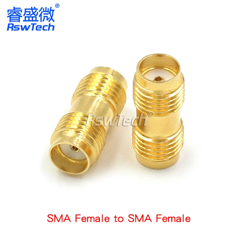 1PCS Double Way/Double Inverse SMA Connector RPSMA-JJ KK JWK KKF KKY Inner Screw Inner Hole/Inner Pin L Type Adapter