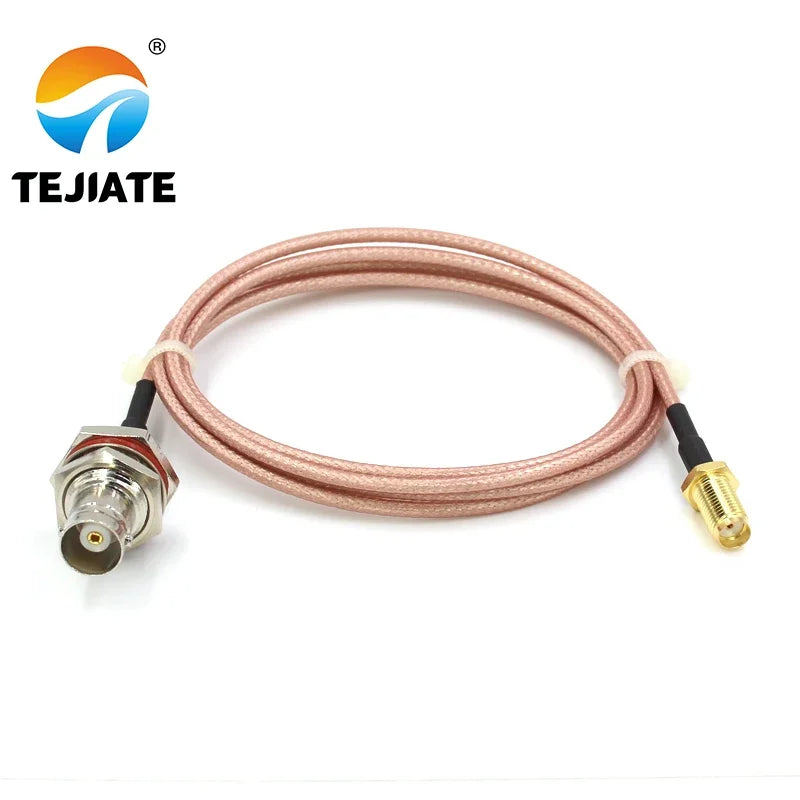 1PCS TEJIATE Adapter Cable BNC To SMA BNC-K Convert SMA-KY 8-90CM 1 1.5 2M Length Connector RG316 Wire