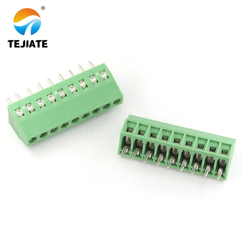 2PCS DG308 wiring terminal KF128 2.54mm spacing 120 screw type PCB wiring terminal 2/3P connector