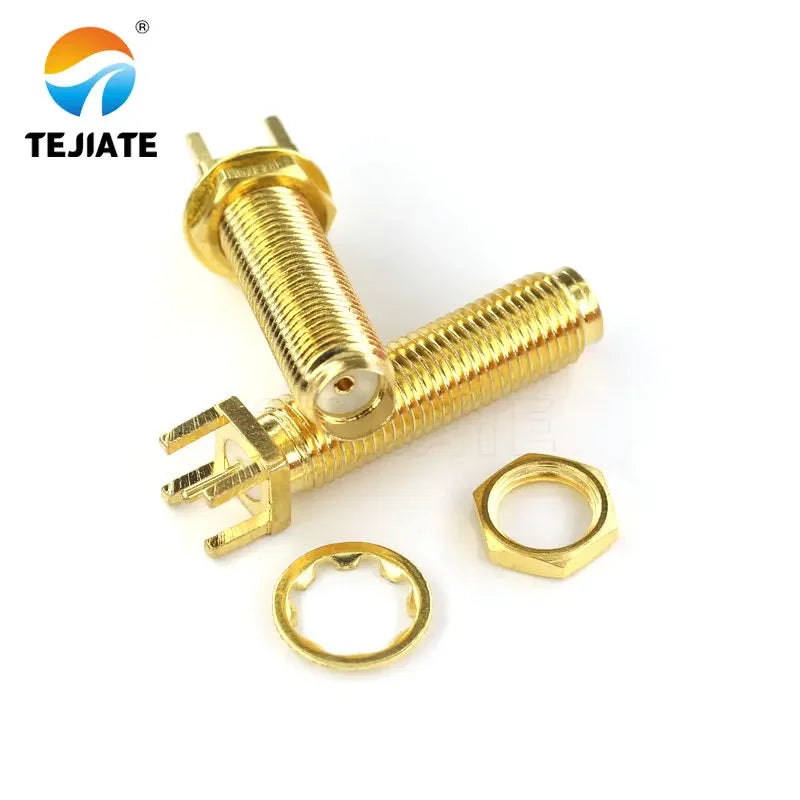 1PCS SMA-KE Antenna Base Connector Straight Header Square/Skew Foot Adapter
