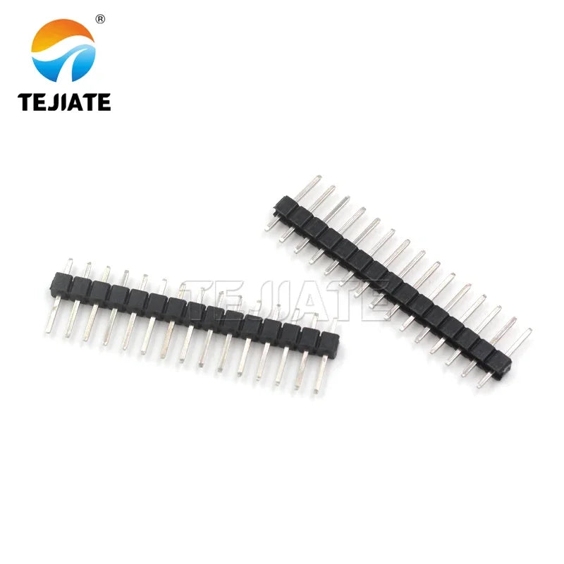 Single row pin spacing 2.54MM 1*2/3/4/5/6/7/8/10/12/20/30P copper pin header