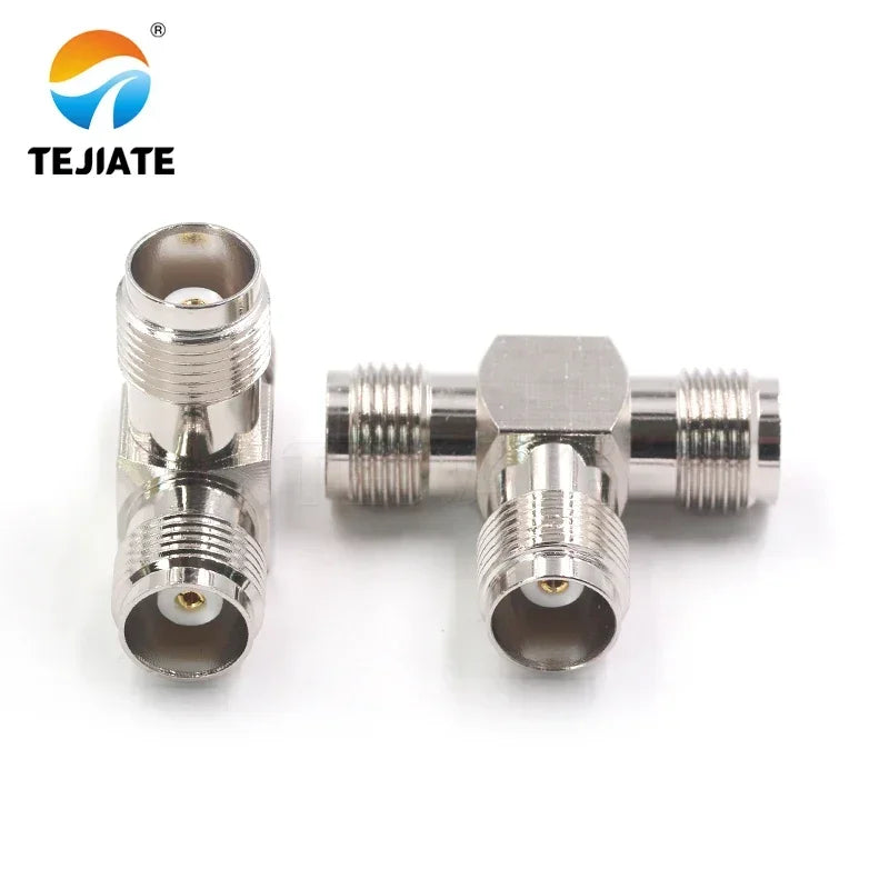 1PCS TNC/TNC-JJ/JK/JKW/KK Radio Frequency Connector Male And Female Triple Dule RF Coaxial Adapter