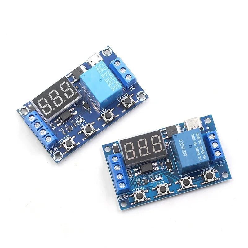 One Relay MICRO Interface Type-C Interface Module Delayed Power Off Cycle Timing Circuit Switch