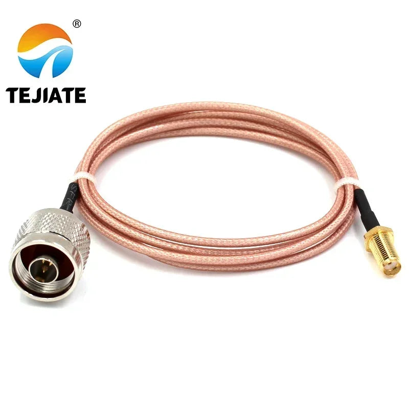 1PCS TEJIATE Adapter Cable SMA To N Type SMA-KY Convert N-J 8-90CM 1 1.5 2M Length Connector RG316 Wire