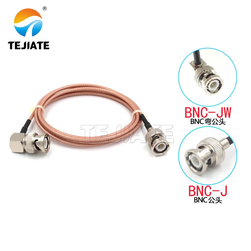1PCS BNC to BNC adapter line BNC male female to BNC male female RF line Q9 connection line RG316 coaxial line impedance 50 ohms