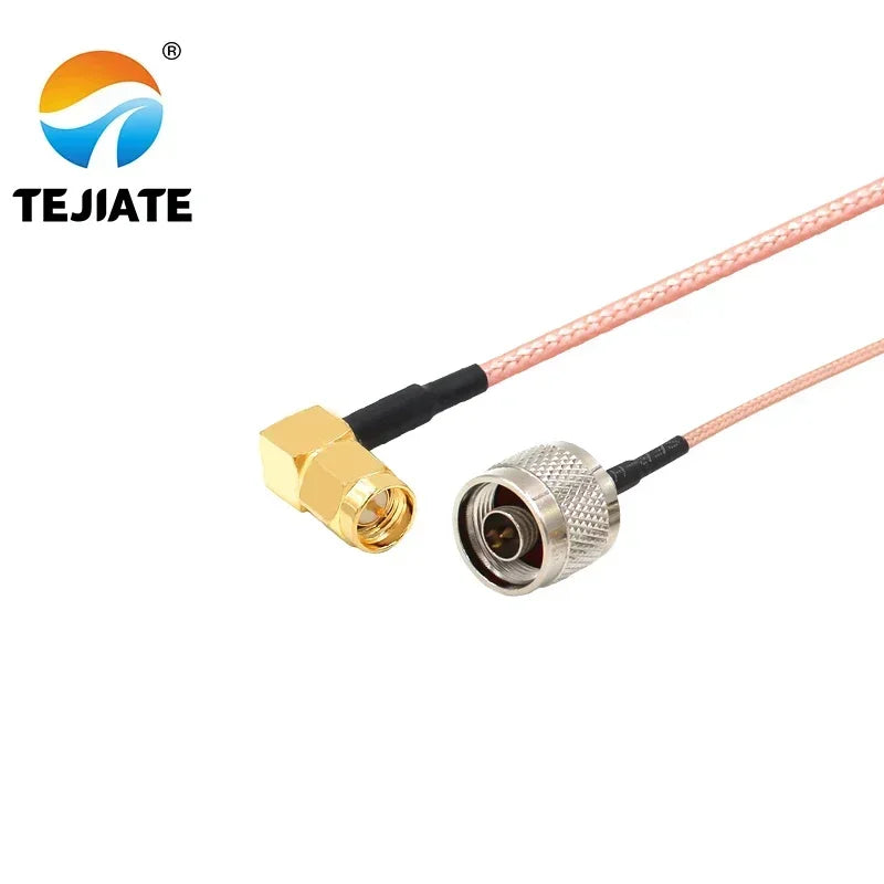 1PCS TEJIATE Adapter Cable BNC To SMA Type N-J Convert SMA-JW 8-90CM 1M 1.5M 2M Length Connector RG316 Wire
