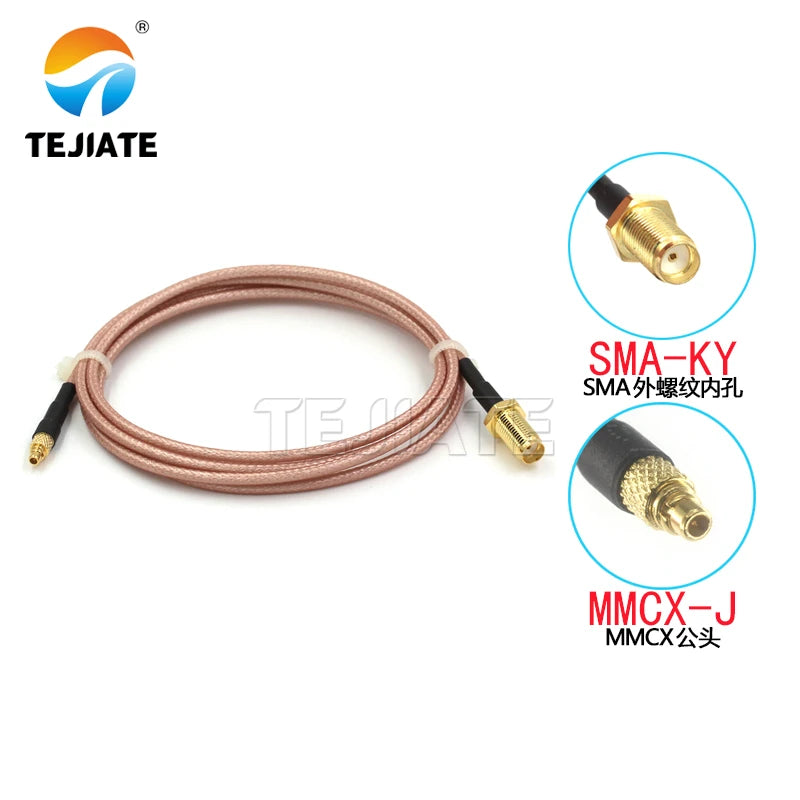 RG316 MMCX-SMA-JKW MMCX MMCX bent male to SMA female RG316 Wire and Cable