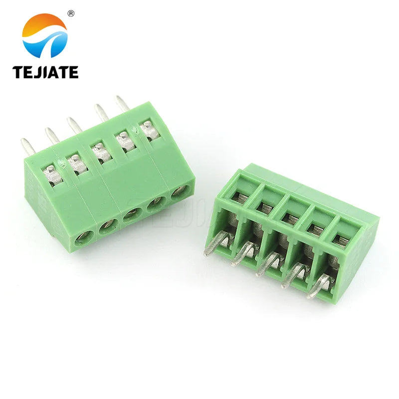 2PCS DG308 wiring terminal KF128 2.54mm spacing 120 screw type PCB wiring terminal 2/3P connector
