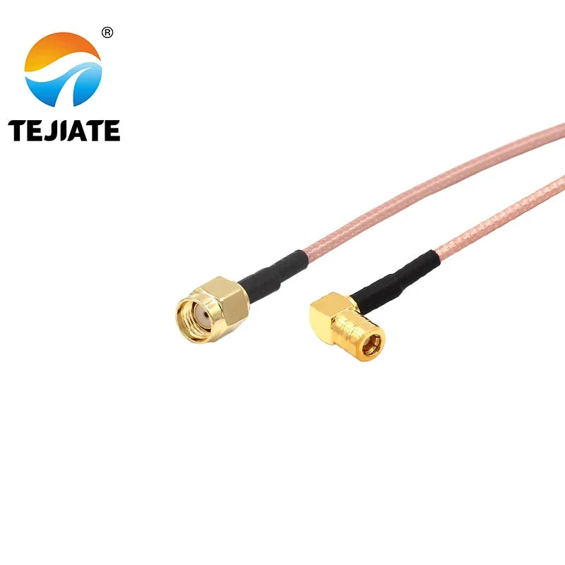 1PCS TEJIATE Adapter Cable SMB To SMA SMB-KW Convert RPSMA-J 8-90CM 1 1.5 2M Length Connector RG316 Wire