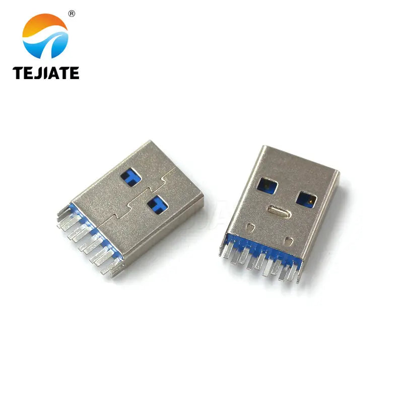 5pcs USB3.0-AM / AF 90 / 180 Degree USB A Male Plug A Female Seat B Female square port A Type B Sockect Interface Connector