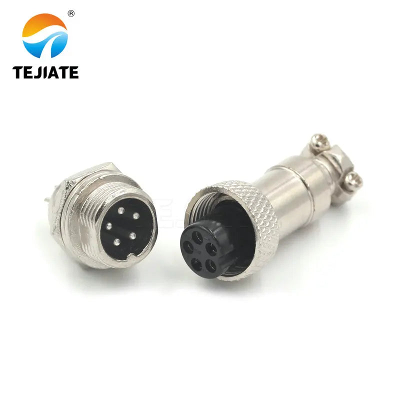 1 set of aviation plug 12MM GX12-2P3P4P5P6P socket aviation plug connector connector plug + socket
