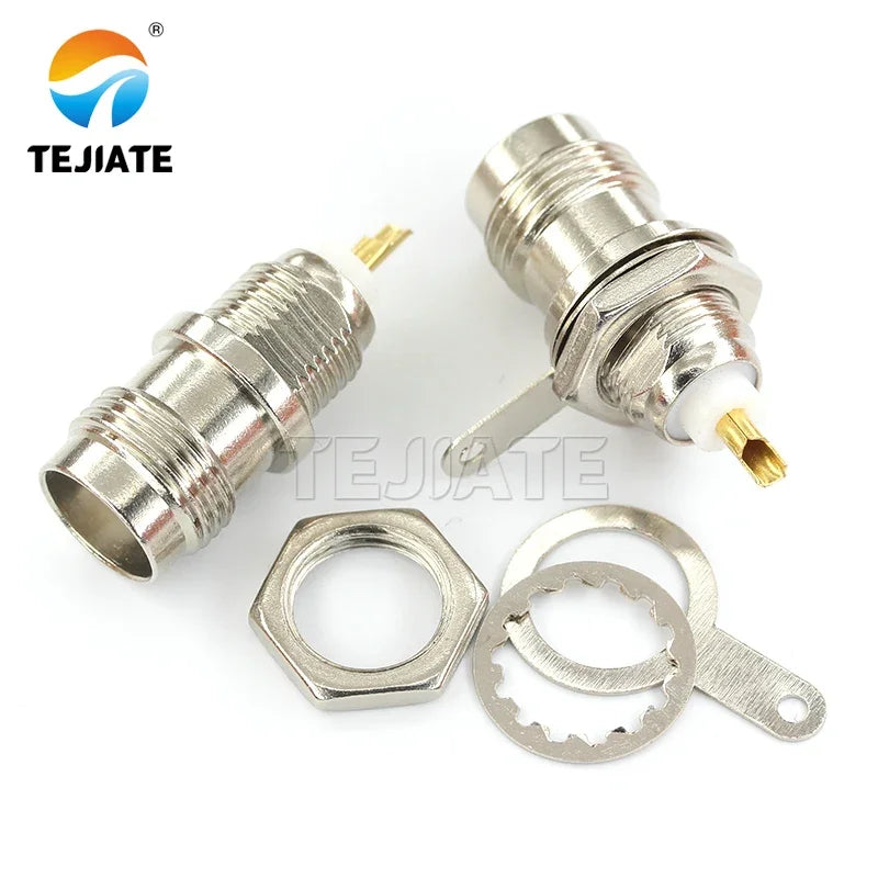 1PCS TNC-KY 50ohm RF Coaxial Connector Female Links the Front-panell Electric Outlet Connector