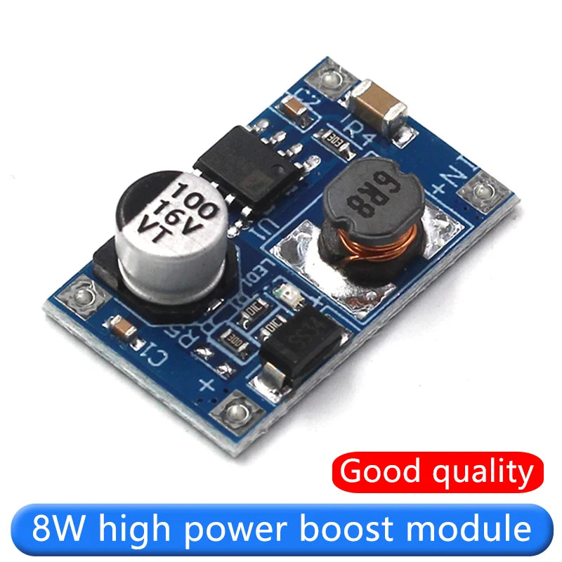 8W high power boost module input 3V-6V to 12V 3.7V lithium battery power bank USB boost board 8W high power boost module 3V-6V t