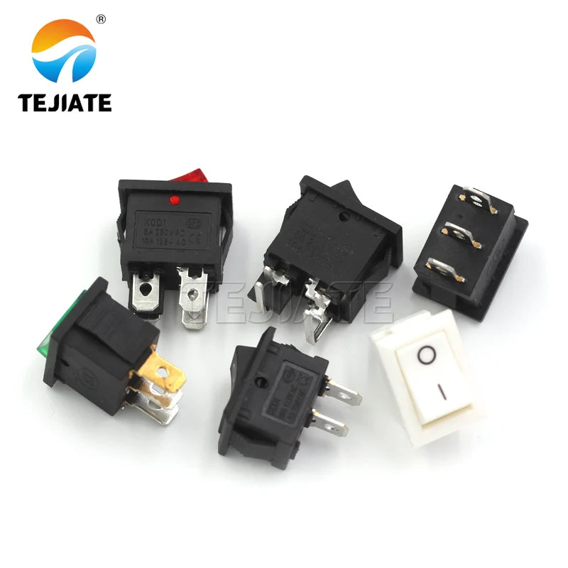KCD-11 boat-shaped switch KCD1-101 water dispenser electronic scale boat-shaped rocker power button accessories 6A250V
