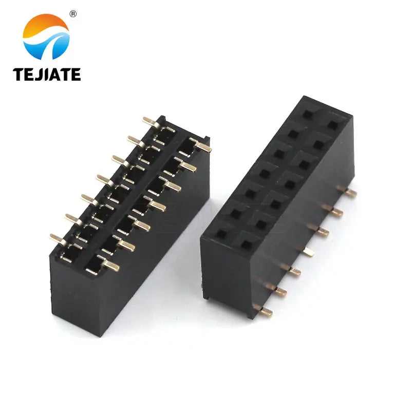 10PCS SMT double row female spacing 2.54MM 2 * 2/3/4/5/6/7/8/9/10/12/14/15/20-40P female seat