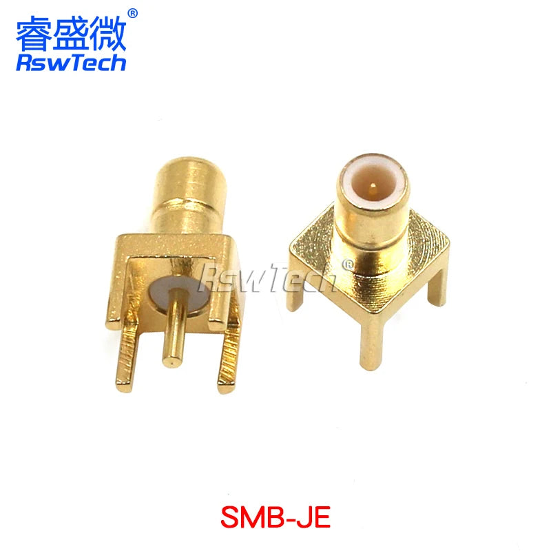 2PCS SMB RF Adapter Antenna Pedestal SMA to SMB-JJ/KK L-type BNC/SMA Male To SMB Male Header SMB Double Way Connector