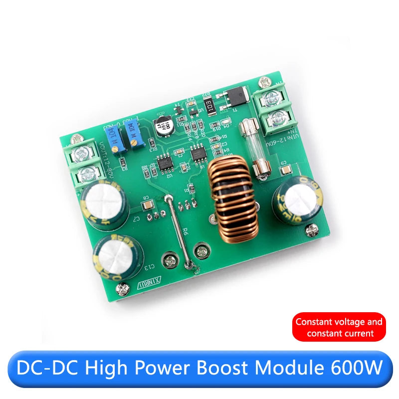 DC-DC high power boost module 600W constant voltage constant current vehicle voltage stabilization solar charging 12-80V
