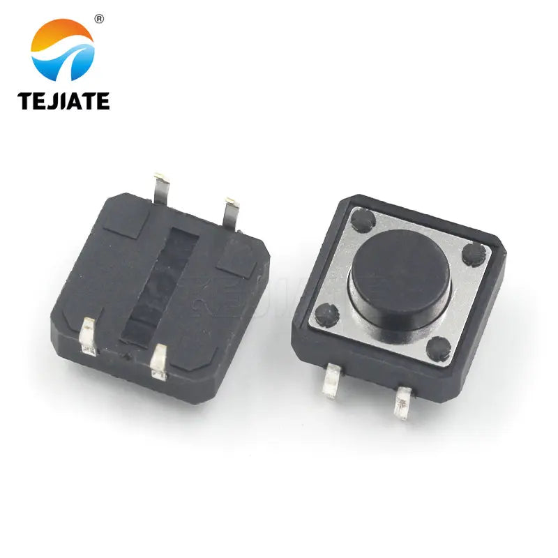 10PCS Direct-insertion Vertical 4 legs Touch Key Microswitch Erect 4 Foot Button Switch 12*12*4.3/5/5.5/7/7.5/8/9/10/12/13/15MM