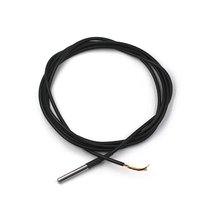 DS18B20 stainless steel package waterproof type cable length 1 meter with XH2.54 terminal