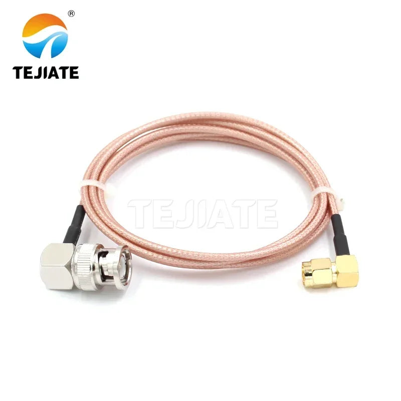 1PCS TEJIATE Adapter Cable BNC To SMA Type BNC-JW Convert SMA-JW 8-90CM 1M 1.5M 2M Length Connector RG316 Wire