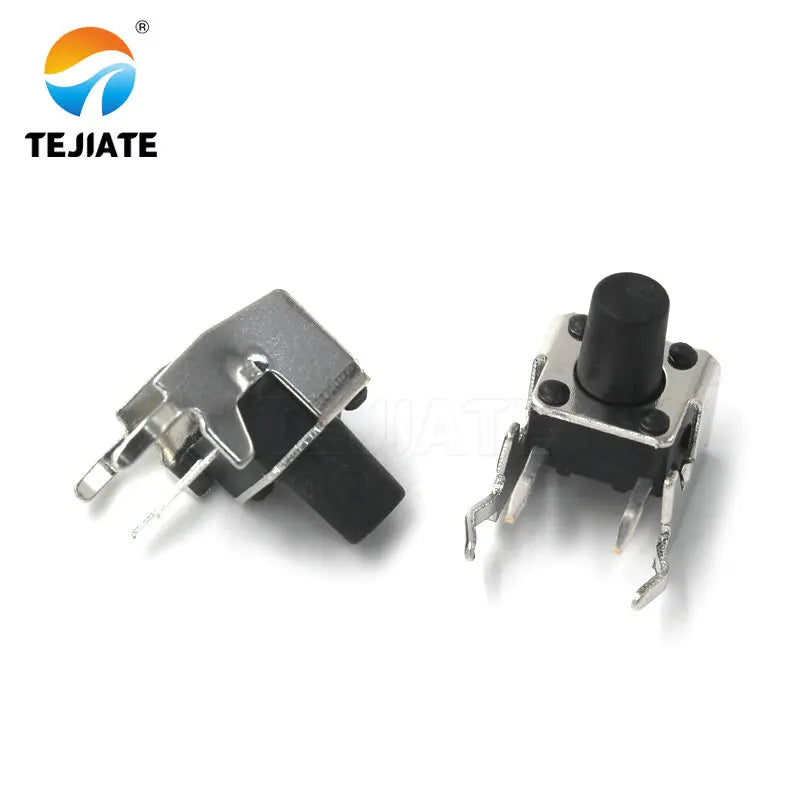 30PCS light touch switch horizontal with bracket 6 * 6 * 5/6/7/8/11/12MM 2 foot side press micro/button switch