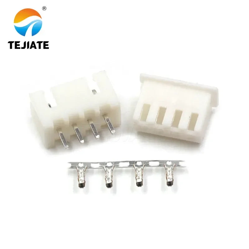 50PCS XH2.54MM Connector Plug+Straight Pin Socket+Terminal 2/3/4/6/8/10/12P Wire Cable Adpter Spring DIY Kit