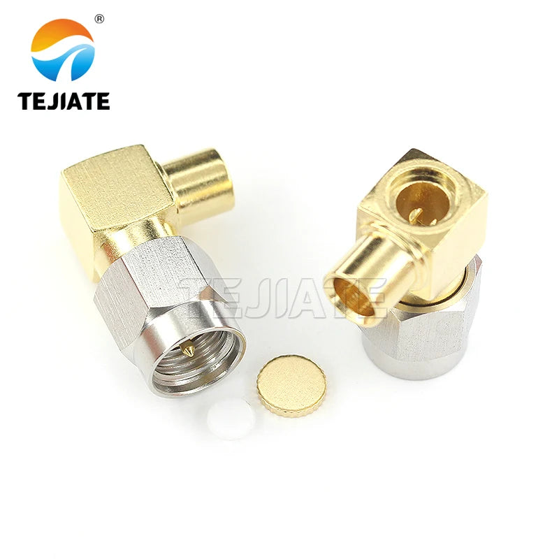 1PCS SMA-J/JB/JW Stainless Steel High Frequency for RG58/RG142 Wiring Semi-flexible Stell Unwired Connector