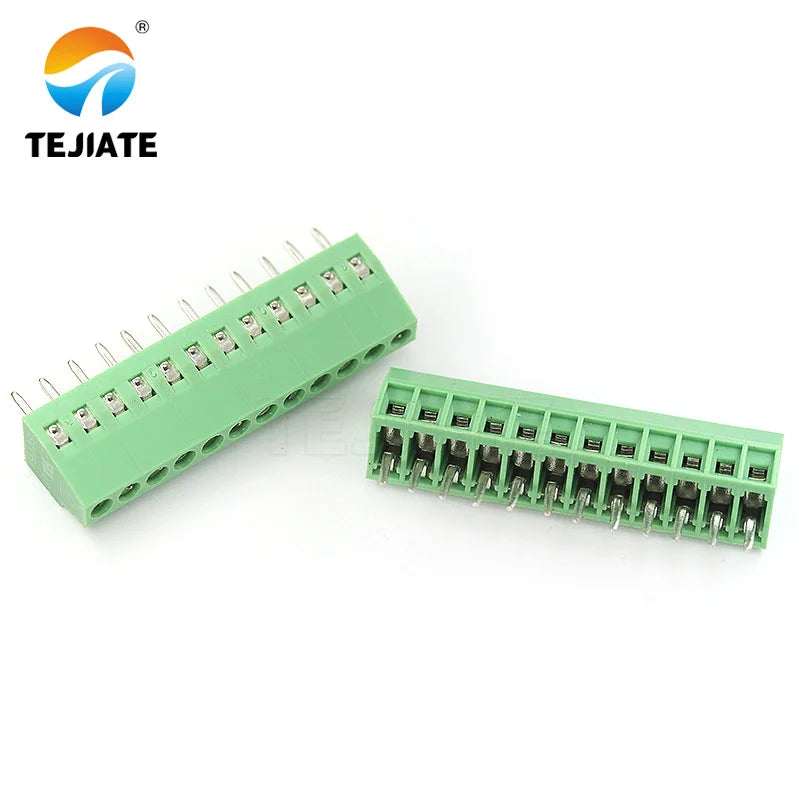2PCS DG308 wiring terminal KF128 2.54mm spacing 120 screw type PCB wiring terminal 2/3P connector