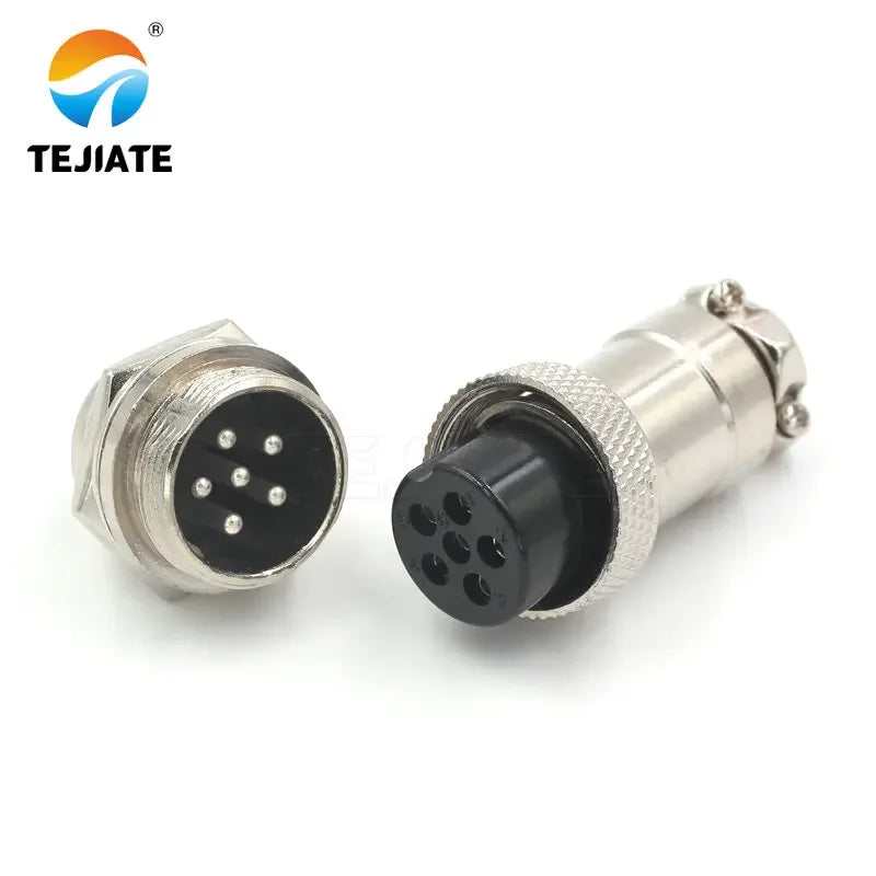 1 set of aviation plug GX20-2P/3P/4P/5P/6P/7P/8P/9P/10P/12P core 20mm socket aviation plug + socket