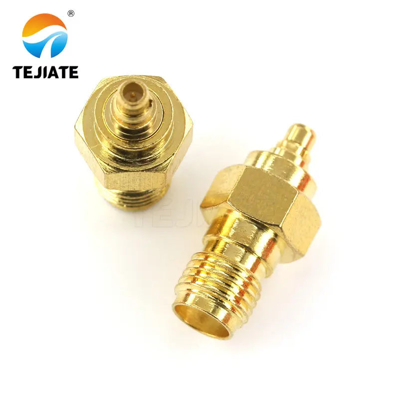 1PCS SMA to MCX MMCX adapter SMA/MCX/MMCX-J/K internal and external RF coaxial adapter connector antenna gold-plated