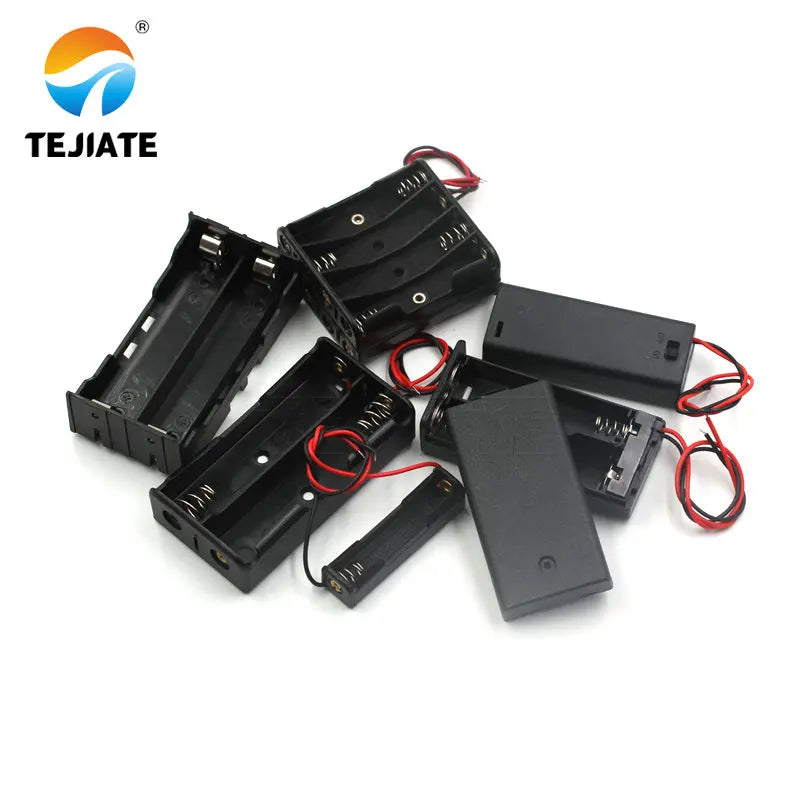 Battery box No.7 with switch and cover, battery holder 1, 2, 3/4/8 battery boxes