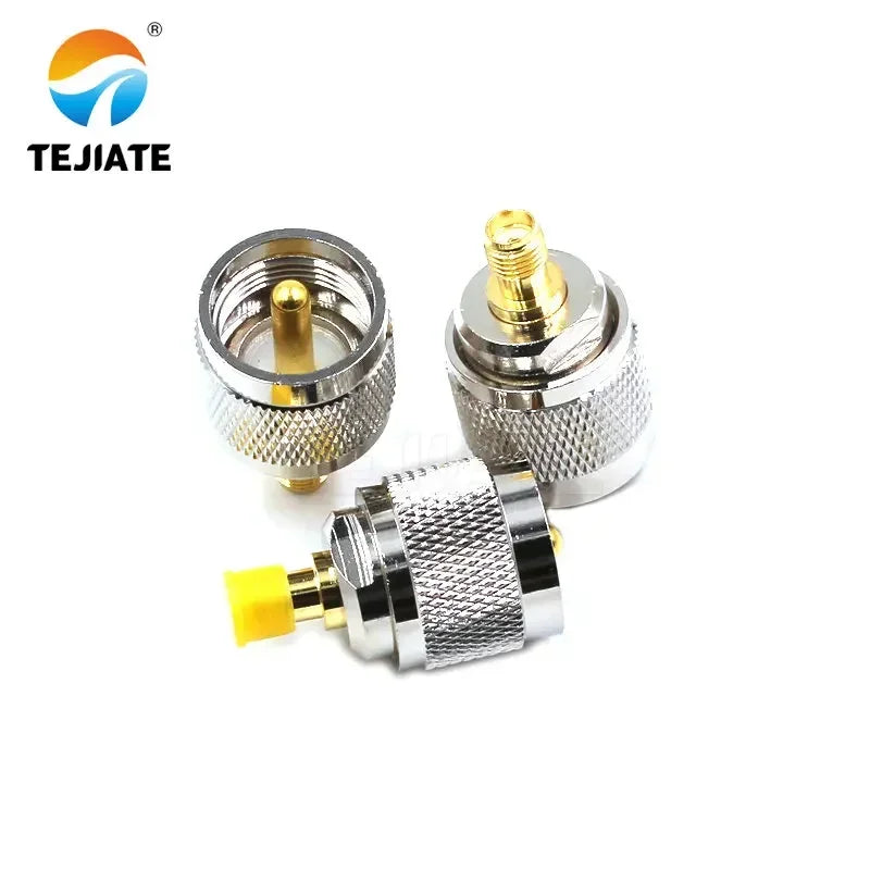 2PCS SMA Female to Male Interphone Adapter Connector Header Feeder for Electronic Components