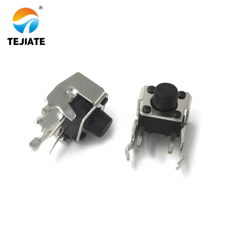 30PCS light touch switch horizontal with bracket 6 * 6 * 5/6/7/8/11/12MM 2 foot side press micro/button switch
