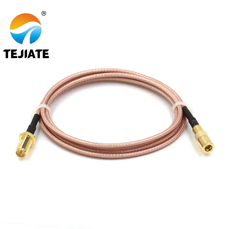1PCS TEJIATE Adapter Cable SMB To RPSMA Type SMB-K Convert RPSMA-KY 8-90CM 1M 1.5M 2M Length Connector RG316 Wire