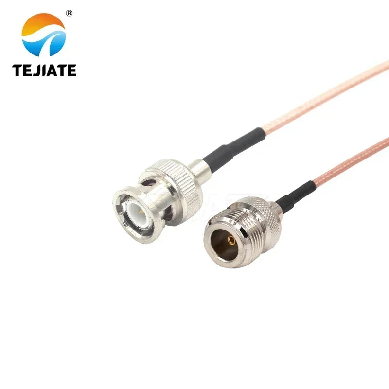 1PCS TEJIATE Adapter Cable N To BNC Type NK Convert BNCJ 8-90CM 1M 1.5M 2M Length Connector RG316 Wire